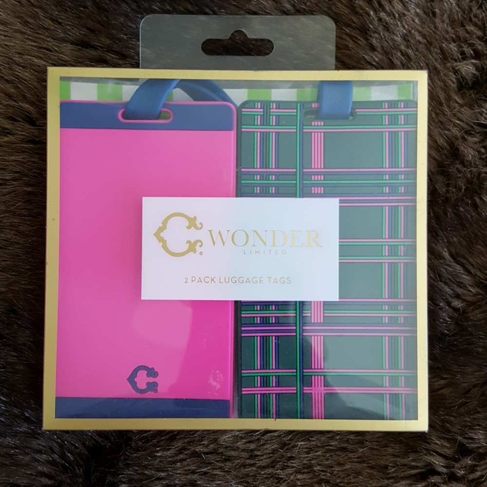 C Wonder 2 Pack Luggage Tags
